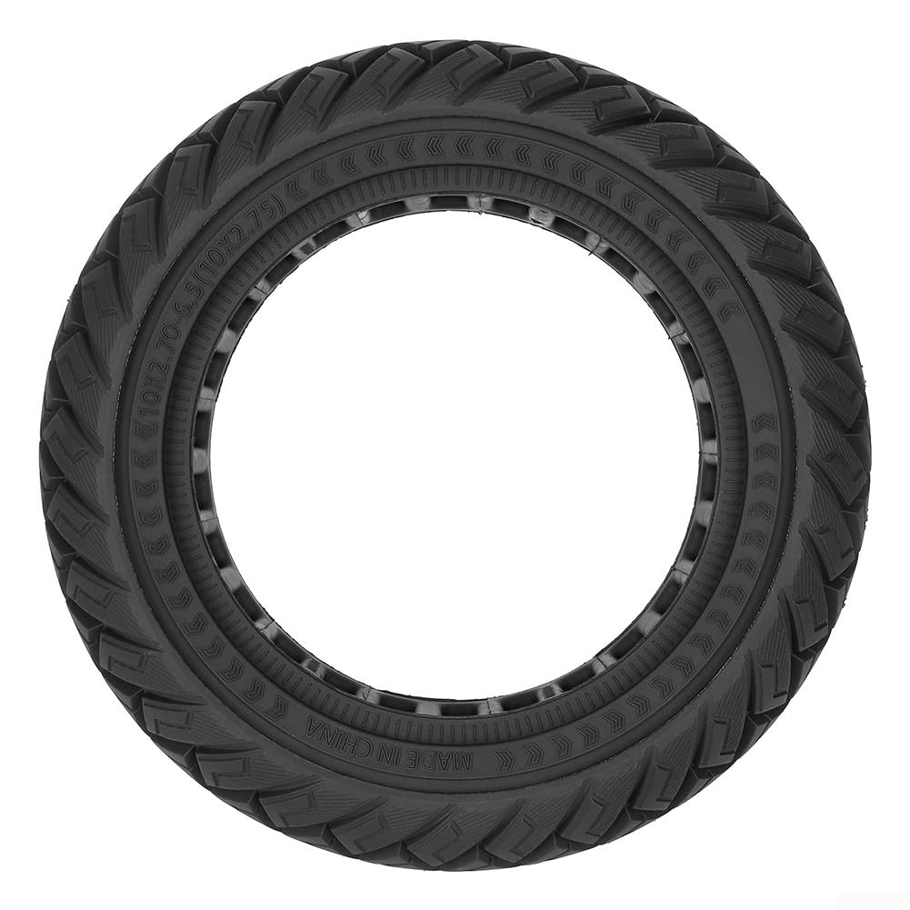 Ruedas de Repuesto para Patinete eléctrico de 10 Pulgadas, neumáticos Todoterreno de Goma Maciza de 10 x 2,70-6,5 para Patinete eléctrico G2