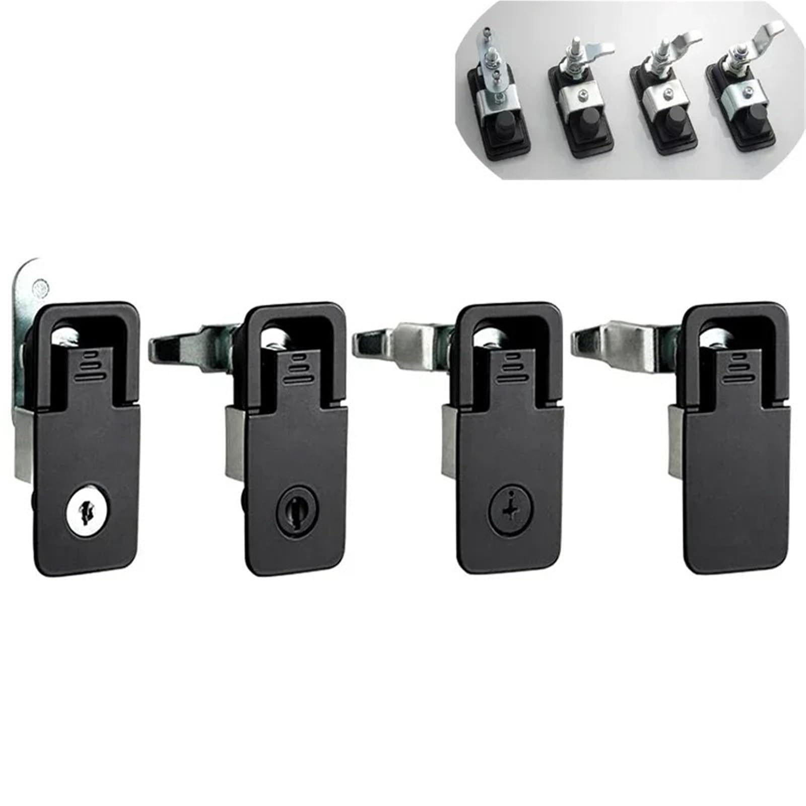 Griff Schrank Schlüsselschloss oder Keyless for Maschine Feuer Box Werkzeug Spind elektronische Schrank Auto LKW Hardware LK1003 1 Stücke(2-2 with Key)