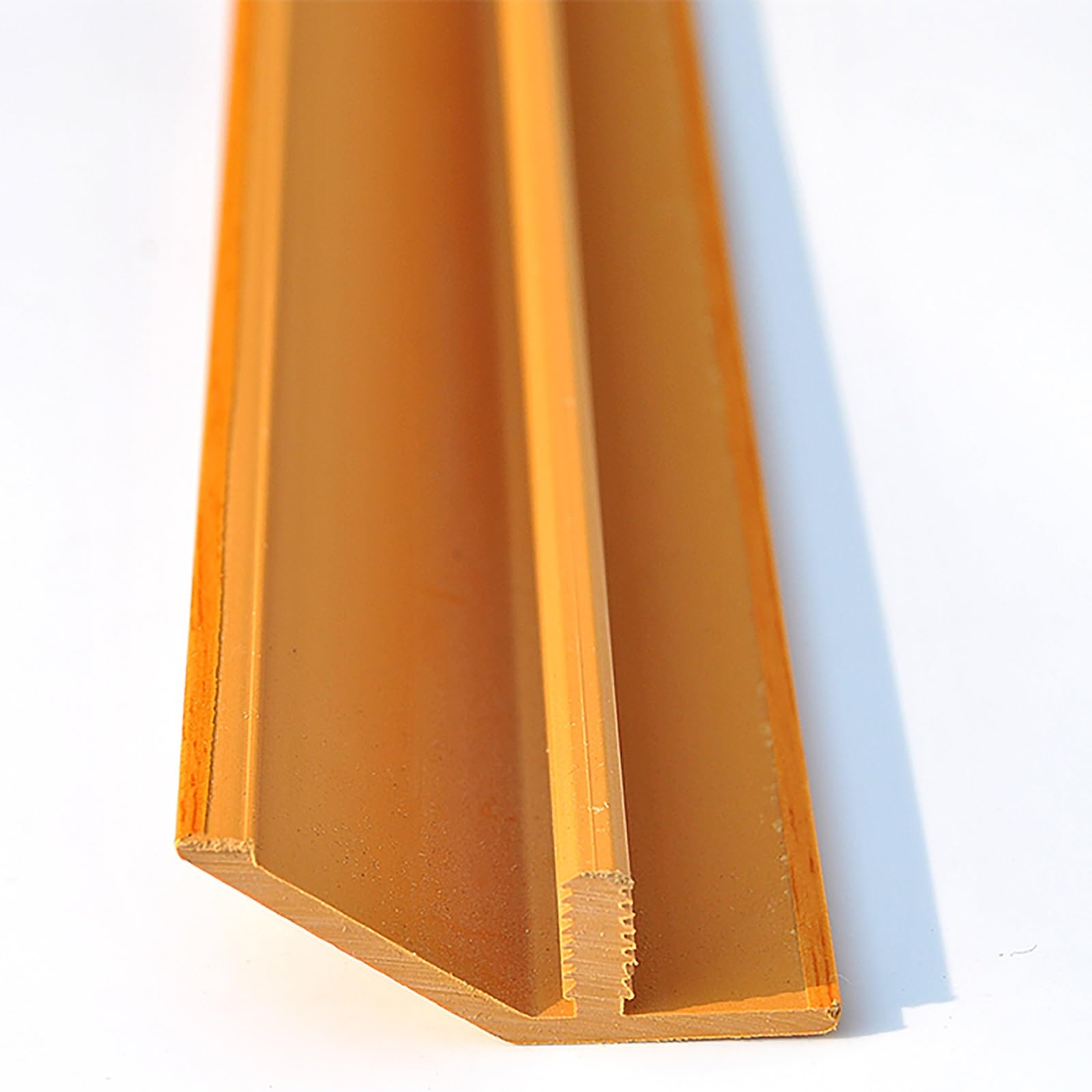 Perfil Transición Suelo Desnivel, Perfil PVC Moqueta, tira de umbral de transición, para Laminado, Moqueta, Parquet(Redwood,270cm(3x90cm))