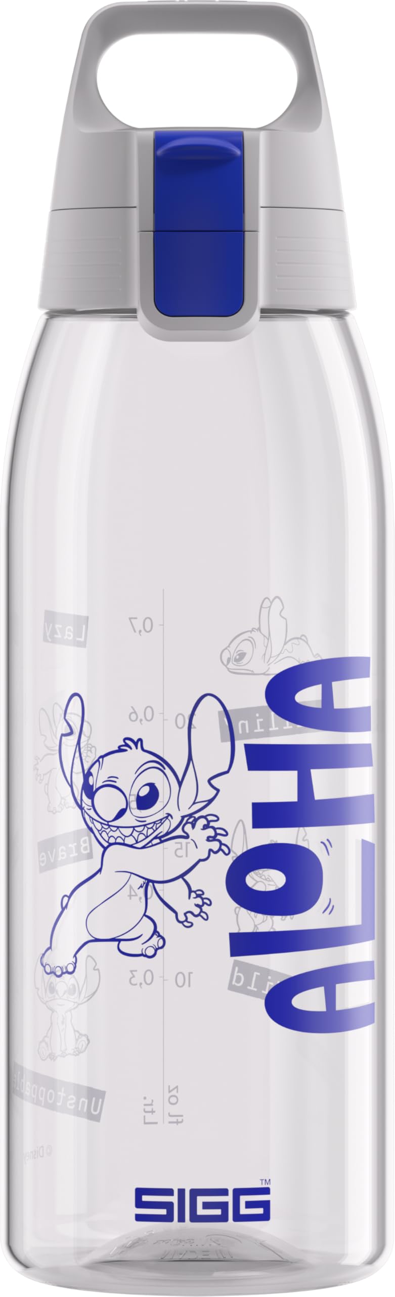 Sigg - Tritan Trinkflasche - Total Color ONE - Für Kohlensäurehaltige Getränke Geeignet - Spülmaschinenfest - Auslaufsicher - Federleicht - BPA-frei - 600ML / 1L