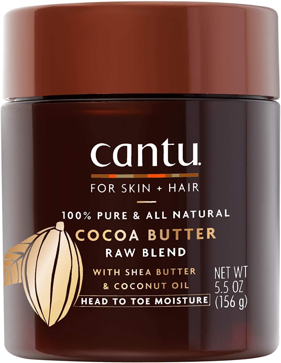 Skin Therapy Hydrating Raw Blends Body Butter, Cocoa Butter, Shea Butter And Coconut Oil, 5.5 Ounce