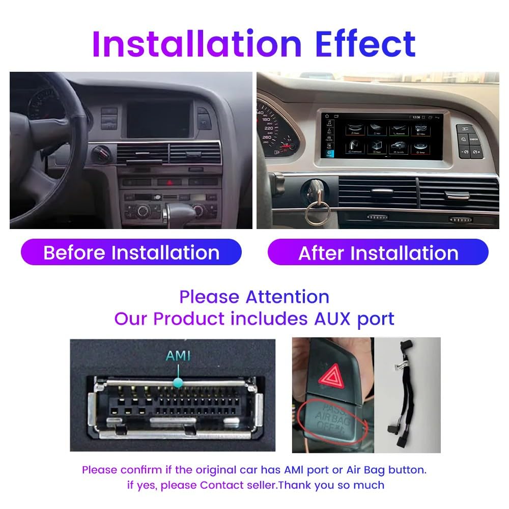 Amazon.com: for Audi A6 2005-2012 8.8