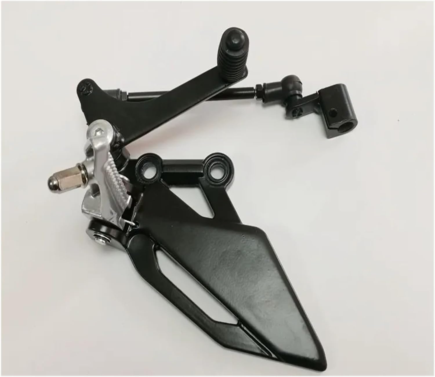 1Pc Fit for Kawasaki Ninja Z250 Front Pedal Stand NINJA300 Shift Rod Brake Pedal Z300 Rest Pedal(Bracket Right Black)