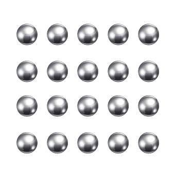 TA-VIGOR 50pcs 3mm 316L Stainless Steel Bearing Balls G100 Precision Solid Ball Bearings