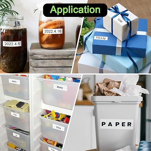 Miniatura 9 de Cinta de repuesto compatible para Brother Ptouch TZ TZe 0.945 in 1 pulgada cinta laminada TZe-251 TZe-MQ355 TZe-MQ851, compatible con rotuladora