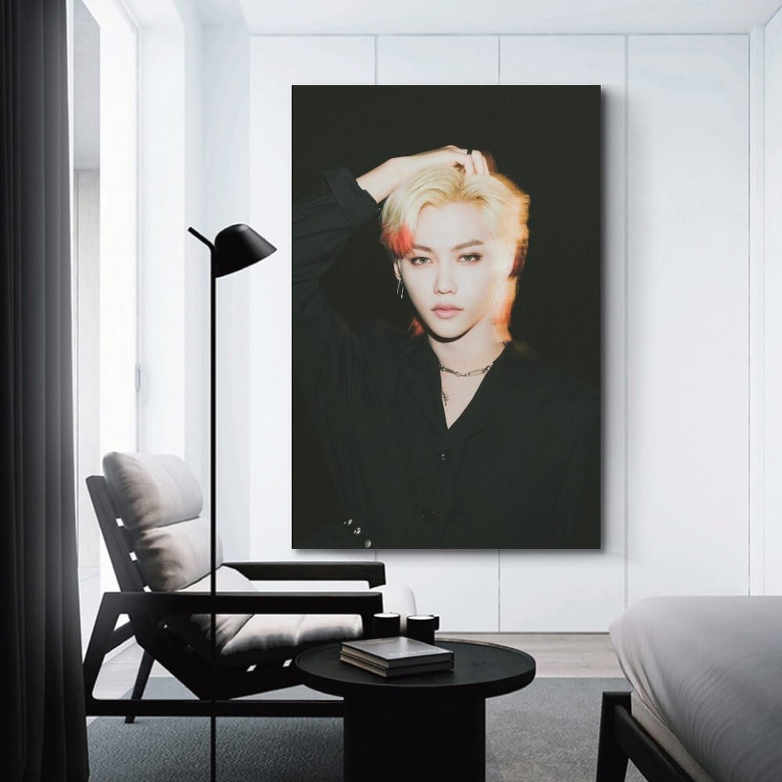 Toile Déco K-pop Poster Stray Kids Hyunjin & Felix - Toile Déco 60x90cm K-pop Poster Groupe K-pop