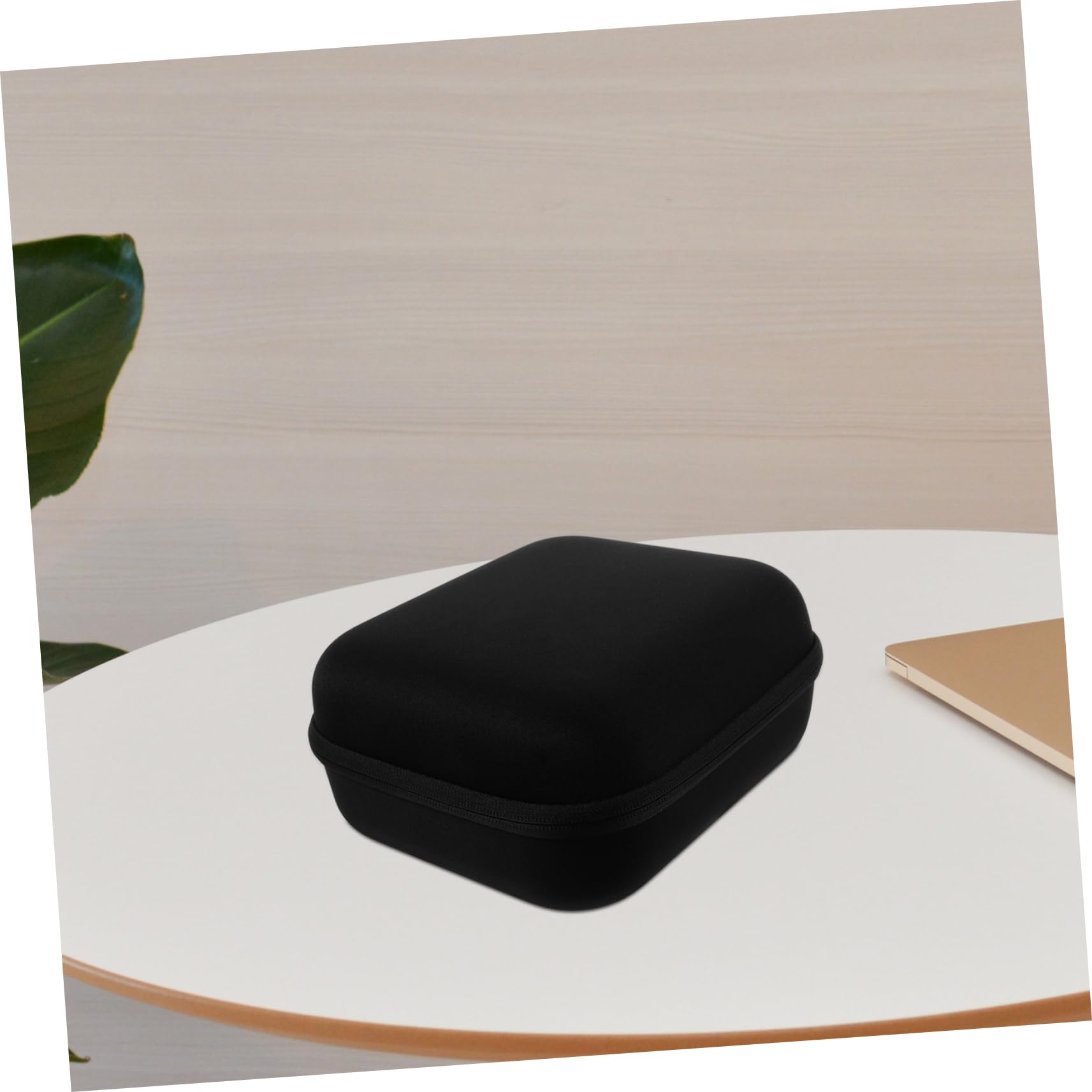 jojofuny Eva Headphone Storage Bag Zipper Pouch Case Per Cuffie Contenitore Protettivo Eva Per Uso Quotidiano e Attività All Aperto Nero