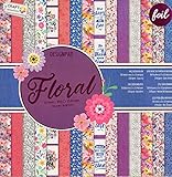 bastelkarton a4 weihnachten Vintage Scrapbooking Papier - Motivblock mit 30 Seiten / 2 x 15 Motive