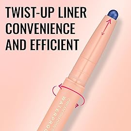 Oulac Waterproof Eye Shadow Stick Smooth and Long Lasting, Shimmering Glitter Finish, Blendable Eyes Makeup, Vegan & Cruelty-Free 1.25g, 20 Navy Velvet