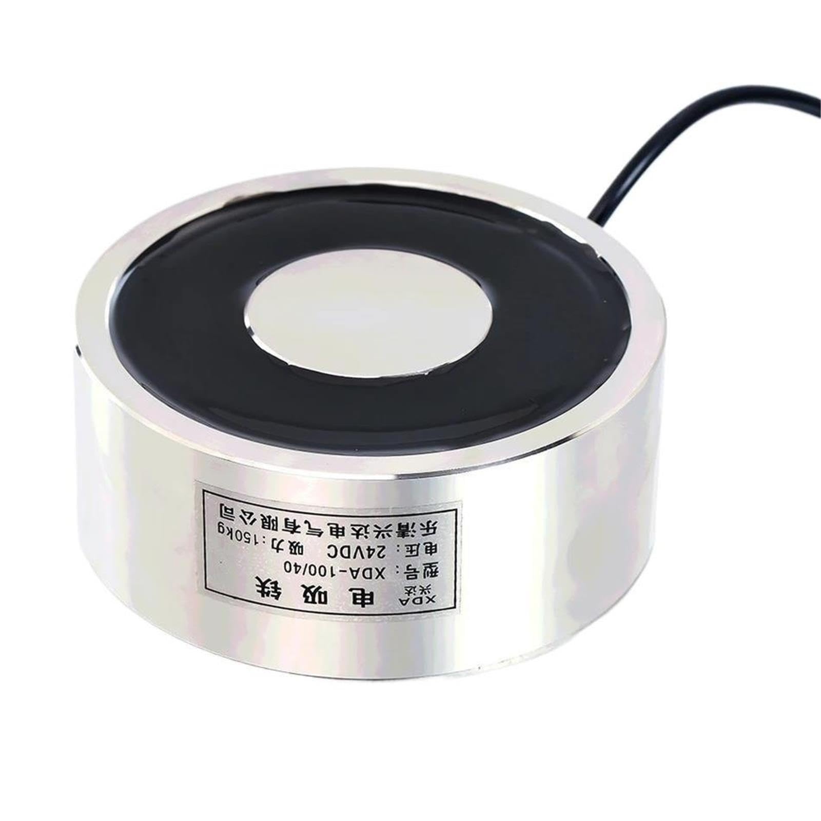 Électro-aimant de levage à grande aspiration JK100/40, 6V, 12V, 24V, 150KG, solénoïde(24V)