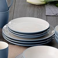 Vista 2 de Noritake Colorwave Ice - Juego de 4 platos llanos Coupe, 10-1/2