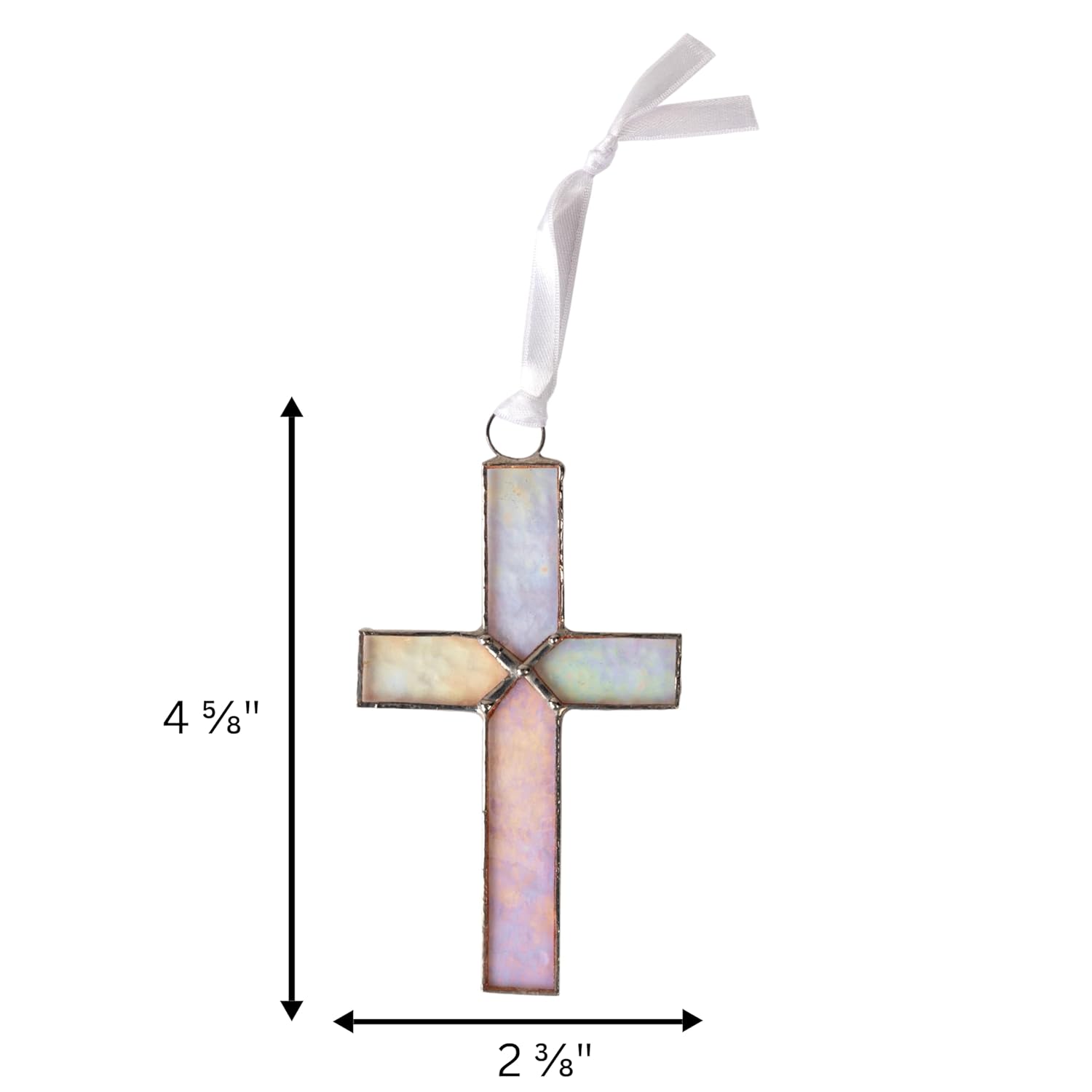 On Your Baptism Beautiful Baby Handmade Stained Glass Cross - Treasured Baptism Gift for Baby Girl or Boy