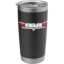 Wingman Co-Pilot Best Friends Right Handed Bestman Stainless Steel Insulated Tumbler
