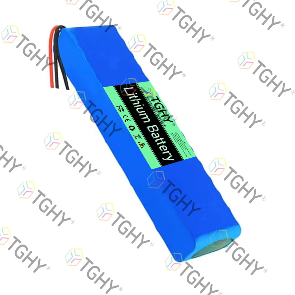 TGHY Batteria al Litio da 36V 10.5Ah per Monopattino Elettrico, configurazione 10S3P, Batteria da 36 Volt con Caricabatterie Inclusa, per Motori di Skateboard da 0-350W.,Xt60+jst 2