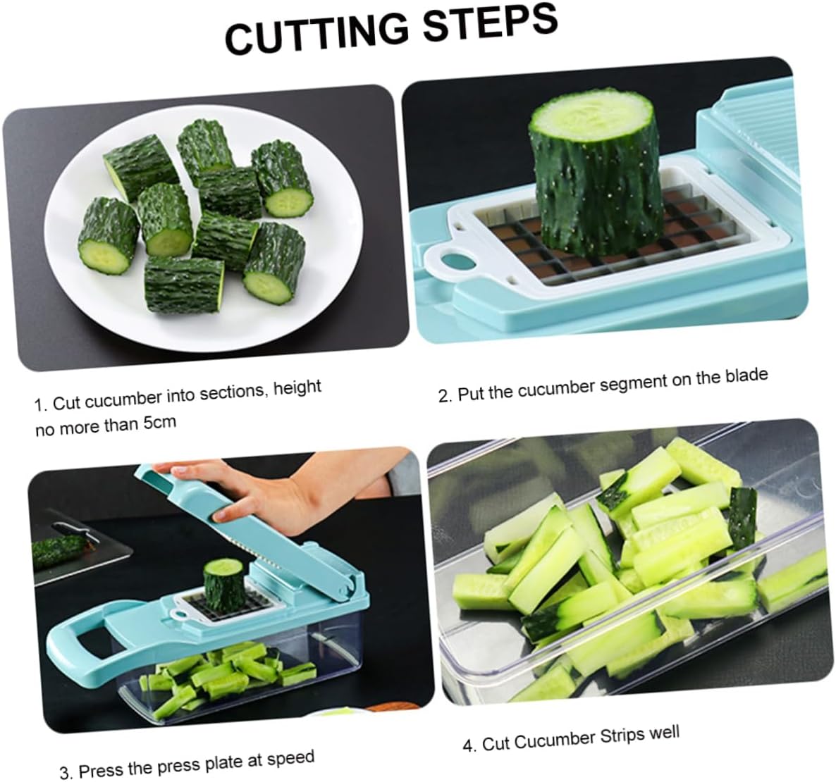 Ciieeo Multifunction Vegetable Chopper Egg Separator Stainless Steel and Plastic Easy to Use for Slicing Shredding and Separating Egg Whites for Meal Prep and Cooking