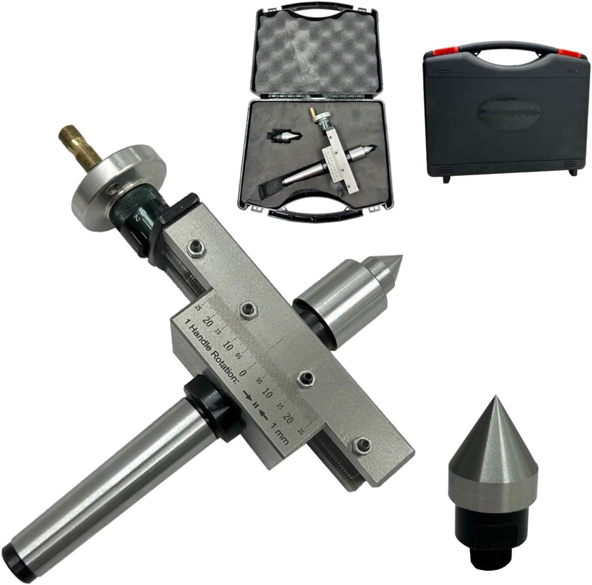 ASSORTS Design Patent Taper Turning For Lathe Tailstock w/Live & Dead Center options(Morse Taper MT2)