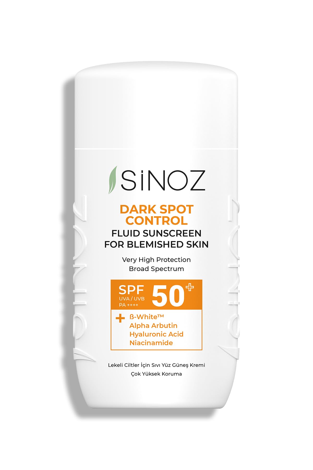 Sinoz,Dark Spot Control Fluid Sunscreen SPF50+ / PA++++, 50 ml (Pack of 1)