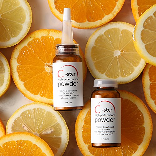 Let's Cure C-Ster High Performance Whitening 100% Vitamin C Powder, 15 Gram #TOP2