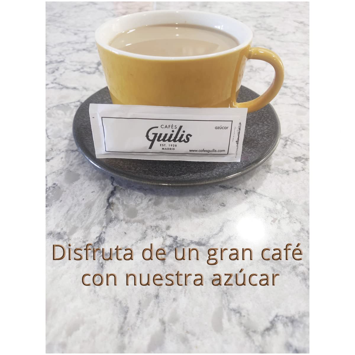 Sobres de Azúcar Blanco 【 500 unidades 】 Azucarillos individuales blanco 【 7gr 】 Sobres Azúcar Individuales