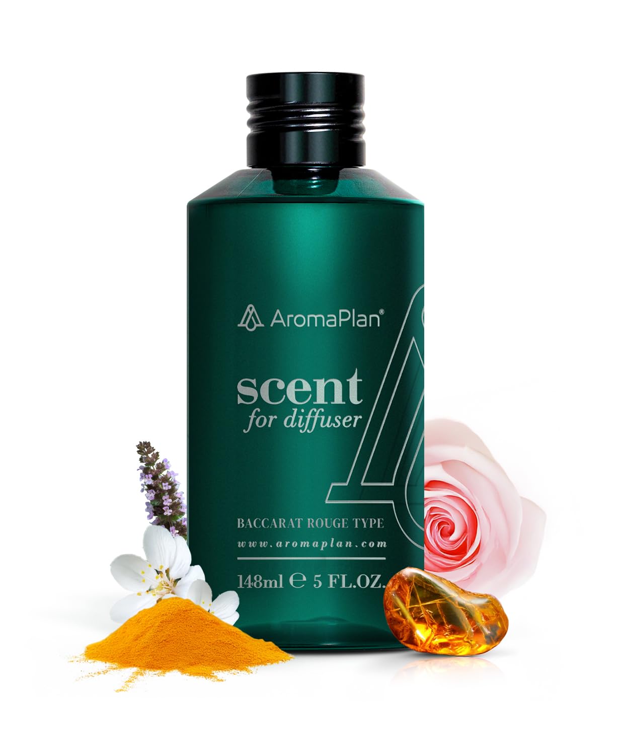 AromaPlan Hotel Scents Inspired by Baccarat Rouge 5 Fl Oz (148ml), Home Luxury Aroma & Hotel Fragrance Diffuser Oil for Aromatherapy- USA Made, Bigger Bottle, Bolder Aroma & Longer Lasting
