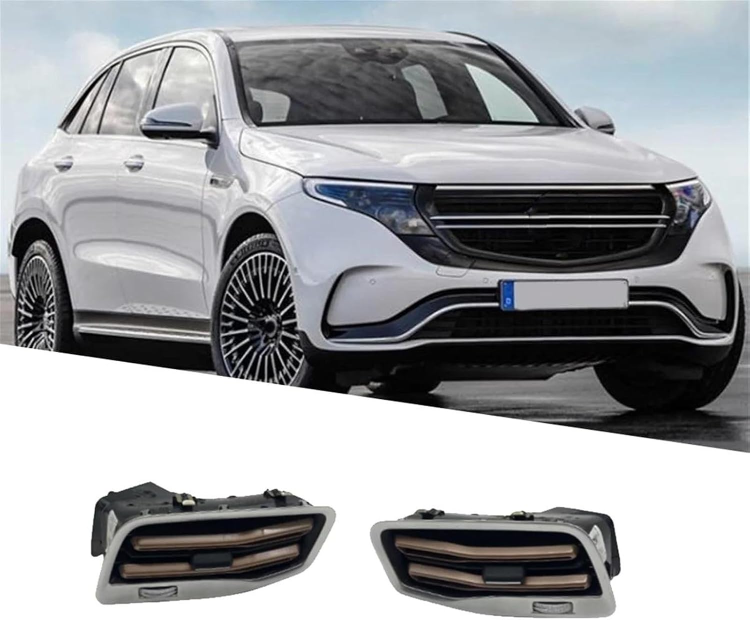 Car Vents LHD for Benz EQC N293 2018-2022 Left Right Air Conditioner Air Vent Outlet Grille Assembly Car Accessories(Left and Right)