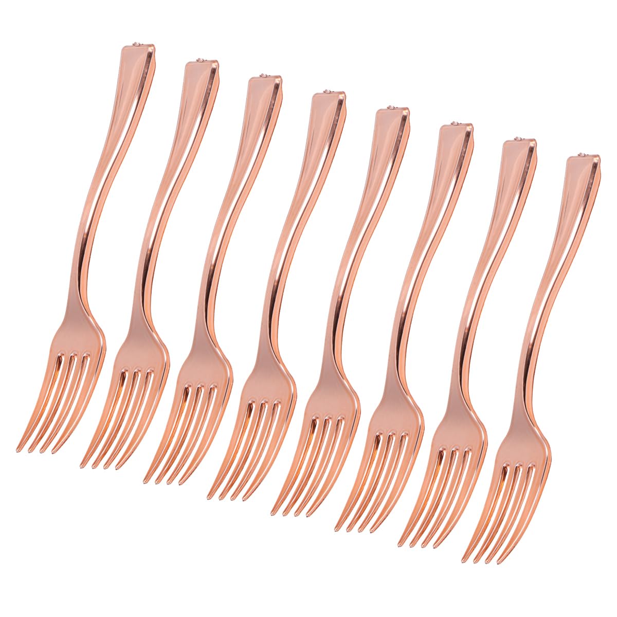 Cabilock Mini Forks Disposable Fruit Forks Plastic Dessert Forks for Cake Pudding Appetizers Small Samples 3.85 in Flatware for Catering Banquets Weddings Reunions Party Supplies