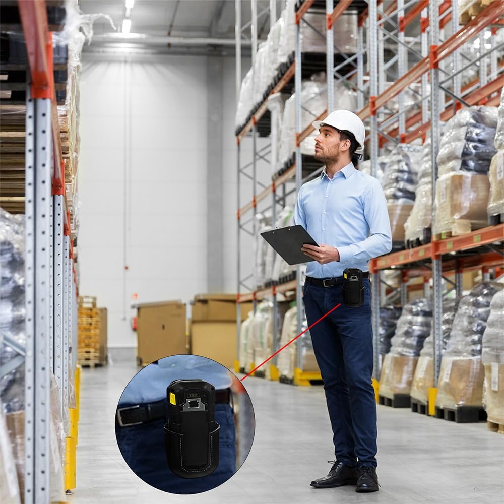 Scanner Holster for Zebra for Symbol TC77, TC70, TC72, TC75, TC70x, TC75x Handheld Barcode Scanner - Carrying Case and Holder with Belt Clip, Pouch Supports Trigger Handle, SG-TC7X-HLSTR1-02