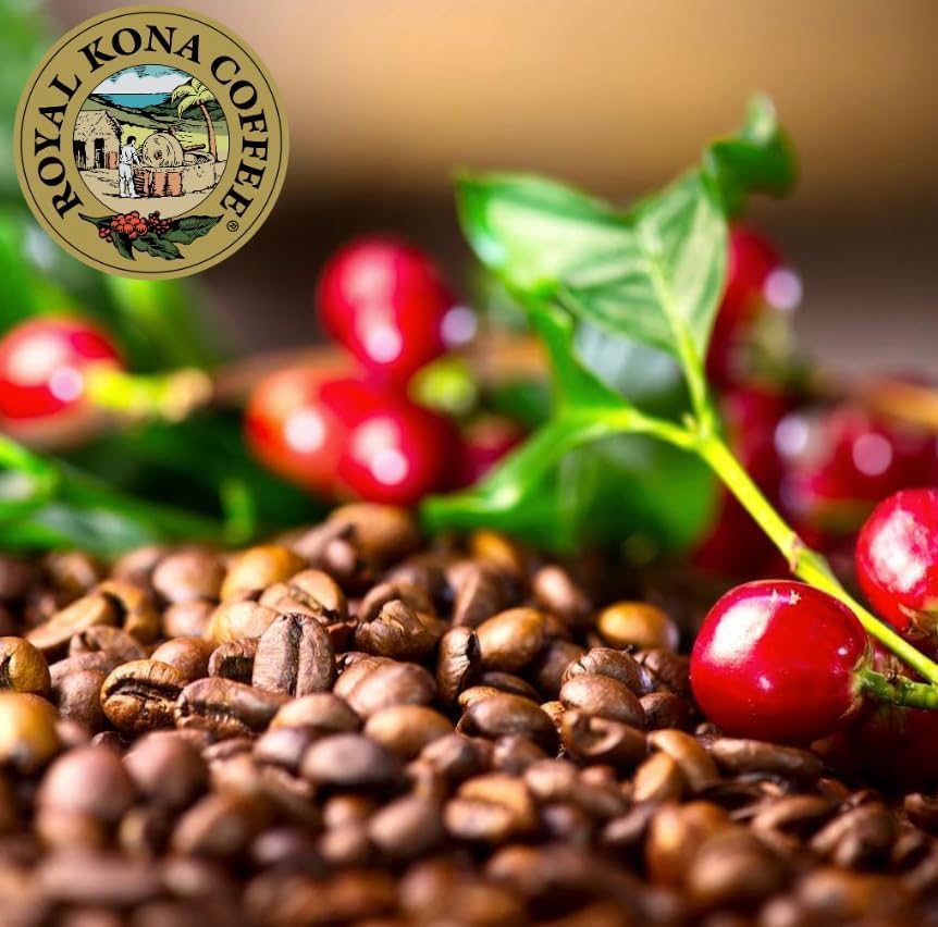 Amazon | (ロイヤルコナコーヒー) バニラ マカダミアナッツ フレーバー