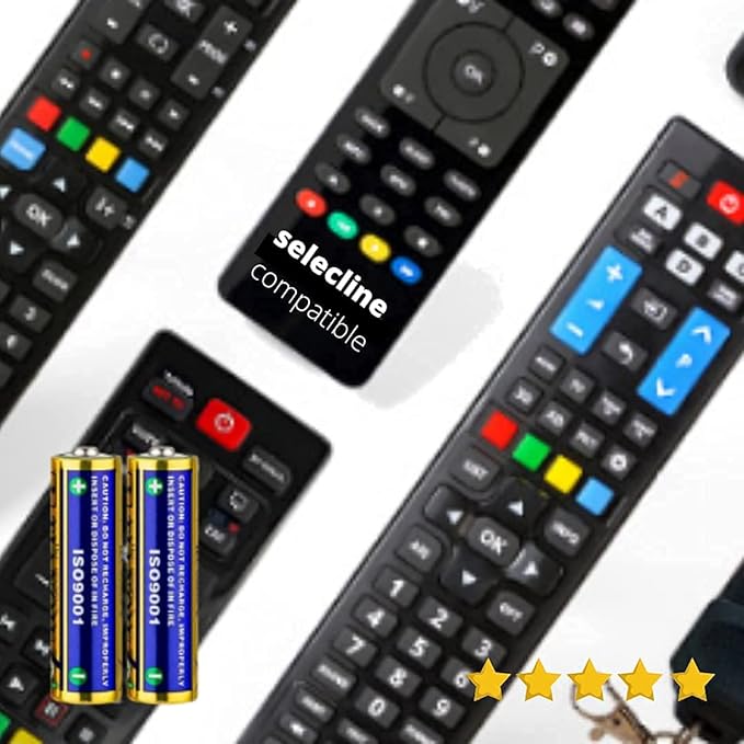 Mando a Distancia Compatible para Televisores SELECLINE con Pilas Incluidas