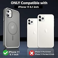 Vista 286 de MOCCA - Funda magnética resistente para iPhone XR de 6.1 pulgadas, compatible con MagSafe, funda con protección contra caídas de grado militar