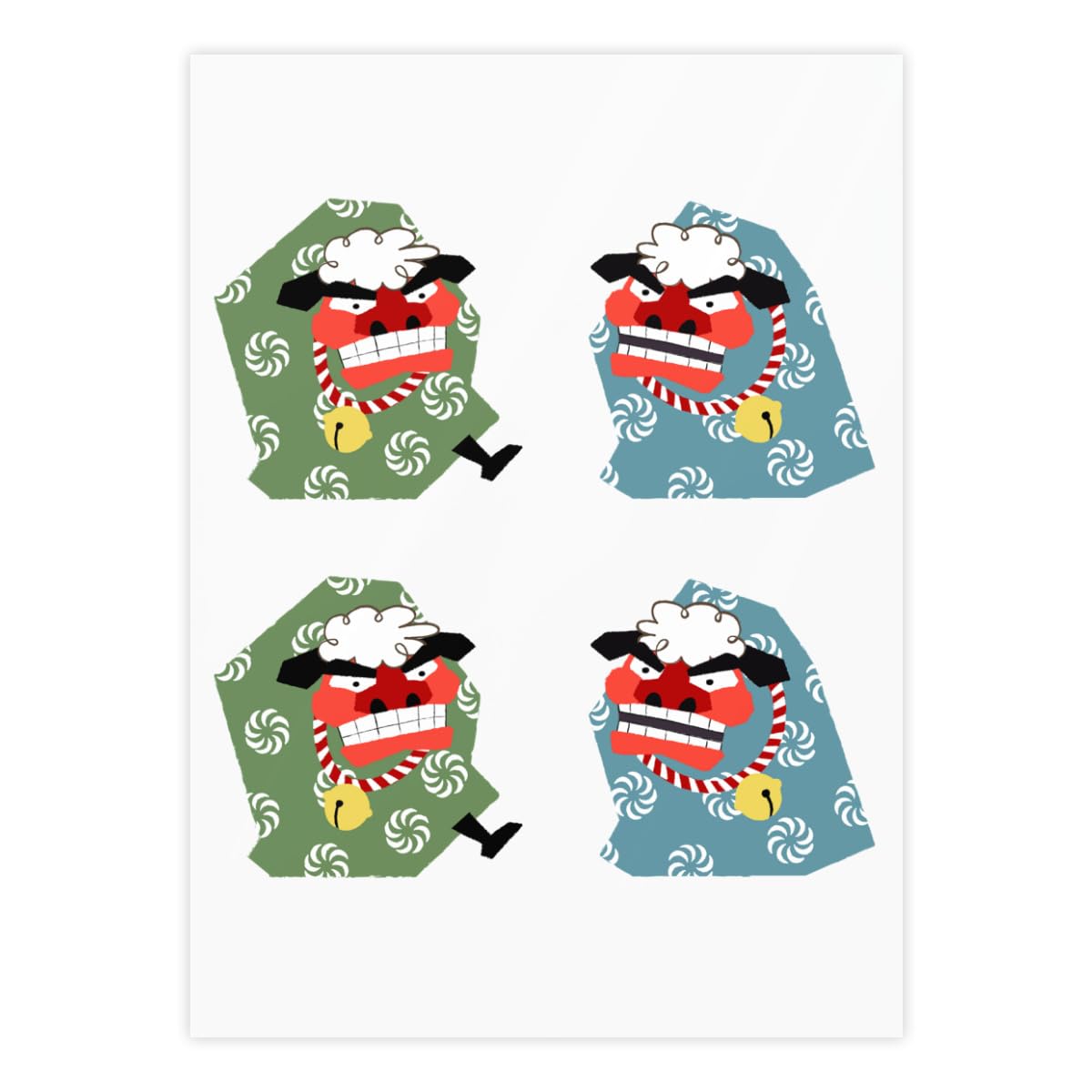 Amazon.co.jp: クリスタルステッカー 獅子舞 日本 伝統 文化 アニメ