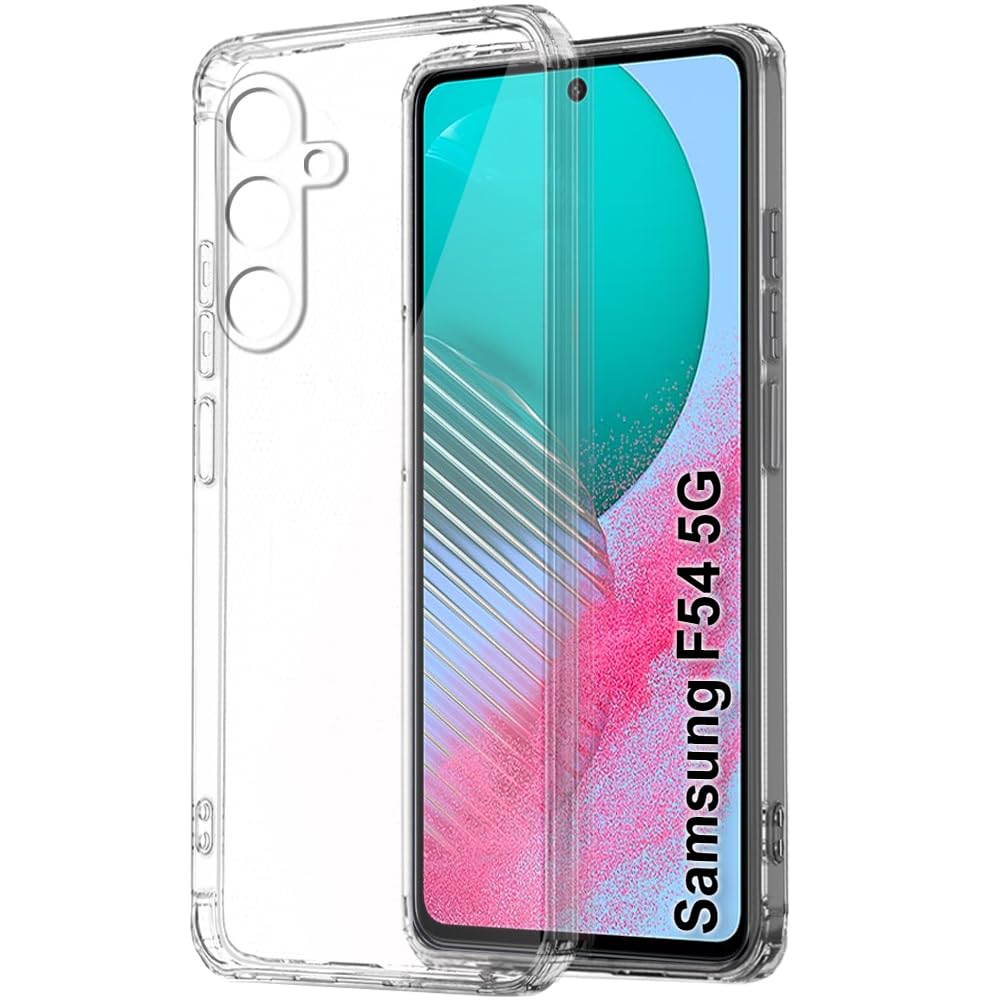 TheGiftKart Best Camera Protection Back Cover Case for Samsung Galaxy F54 5G | Ultra Clear Soft Case | Inbuilt Dust Plugs & Anti-Slip Grip | Slim & Protective Back Cover for Samsung F54 (Transparent) (B0C6MX4RY4) Amazon Price History, Amazon Price Tracker