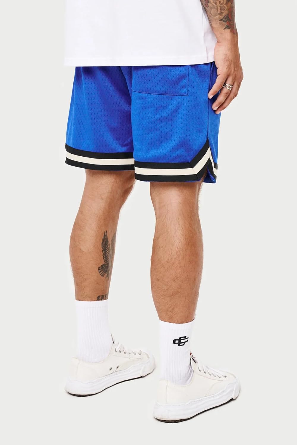 DIOTSR Mens Mesh Basketball Shorts Running Athletic Gym Workout Shorts with Zip Pocket - Image 5