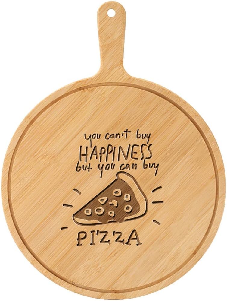 9 Inches Round Wooden Pizza Baking Steak Tray Platter Pizzas Pan Cake Bakeware Tools Kitchen Accessories and Gadgets