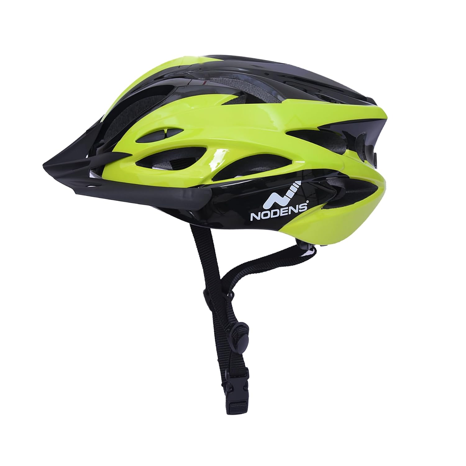Nodens Cycle Helmet for Cycling Helmet for Men Helmet (Black/Yellow, L)