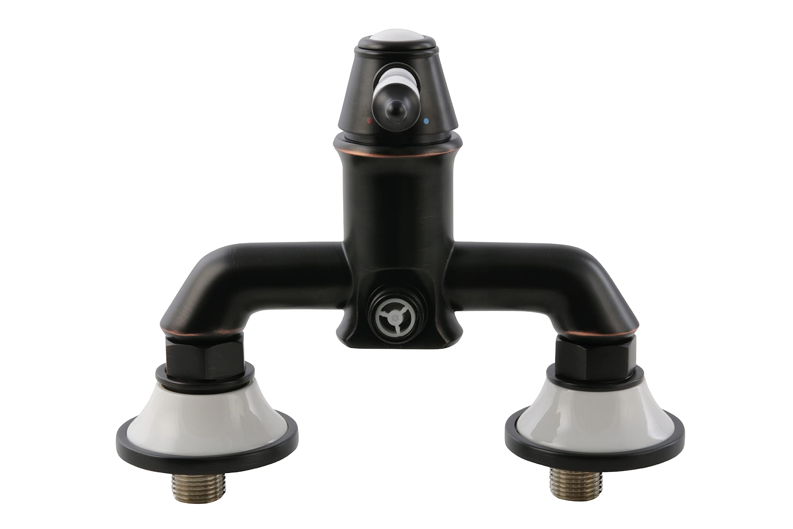 'aquaSu® nostalgiczna bateria prysznicowa Rina | jednouchwytowa bateria prysznicowa z fantazyjnymi detalami | wykonana z mosiądzu z ceramicznym wkładem i przyłączem prysznicowym | wysięg 16,8 cm |