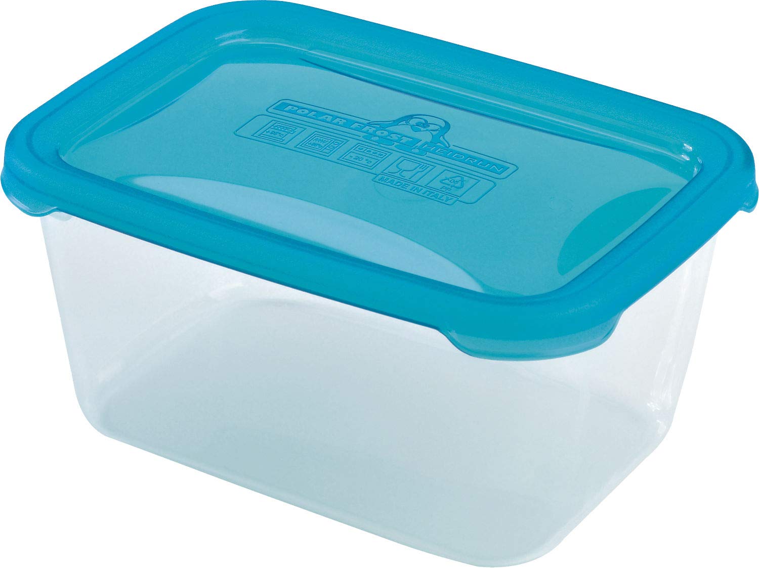 Catergold Clear Food Container 1.7L With Lid Rectangle Bpa Free Catering Grade Plastic Leakproof Microwave Fridge Freezer Dishwasher Safe Stackable & Airtight (1, Rectangular)