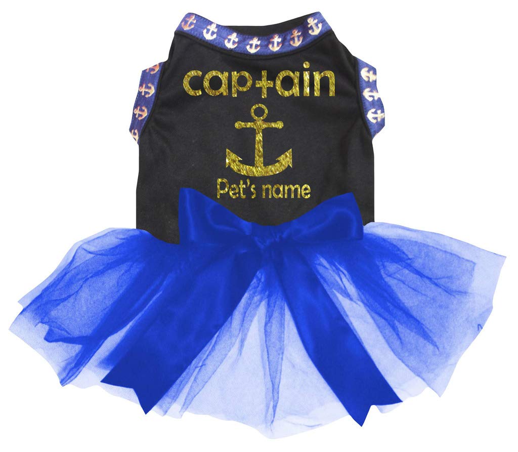 Robe noire de chien motif ancre marine habit de cérémonie taille XXL
