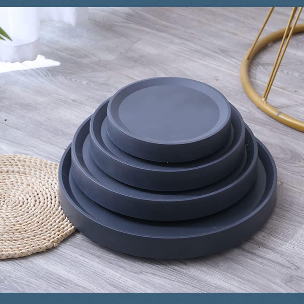 Support pour Plantes de Forme Ronde, Plateau pour Plantes, Chariot pour Plantes avec roulettes faciles à déplacer, Roues Invisibles, Support pour Plantes avec roulettes,