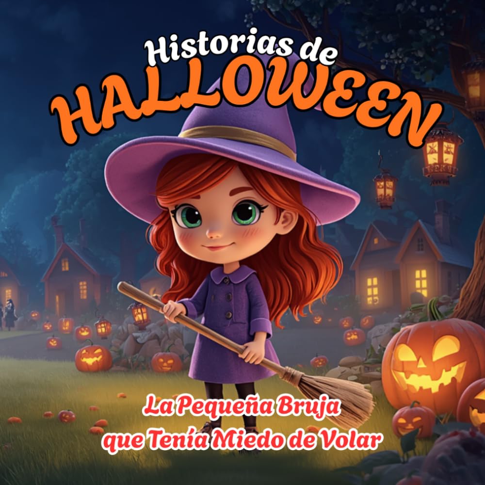 Historias de Halloween. La Pequeña Bruja que Tenía Miedo de Volar.: La Historia de la Pequeña Bruja y su Gran Aventura. Libro para niños de 4 a 8 años. (Tiny Titans World) (Edición en Español)