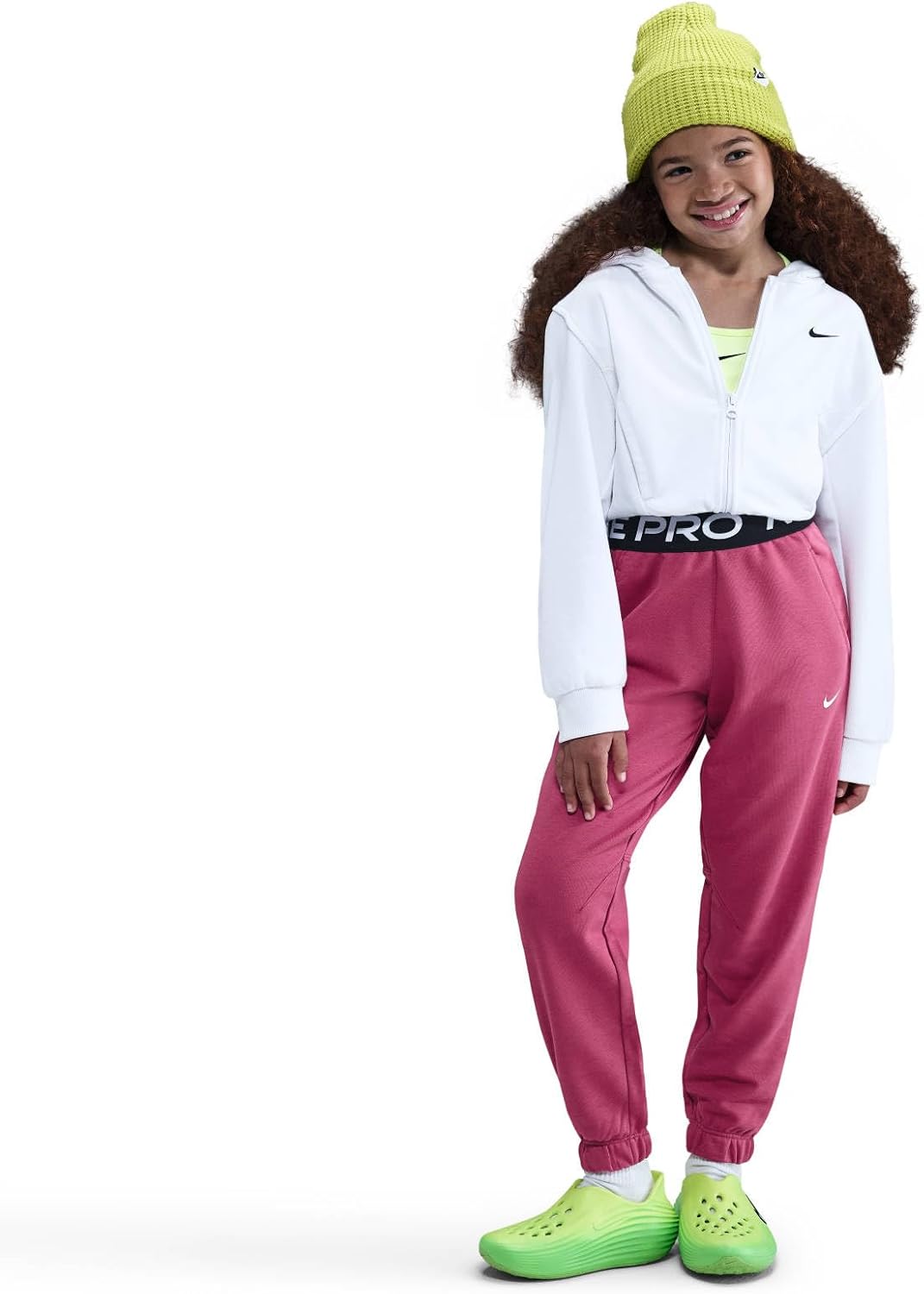Nike Girls Pro Fleece Dri-fit Joggers (Little Kid/Big Kid)
