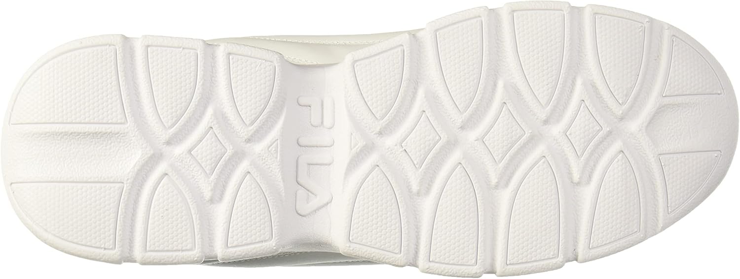 Fila Men's Exchange 2k10 14 White/White/Metallic Silver