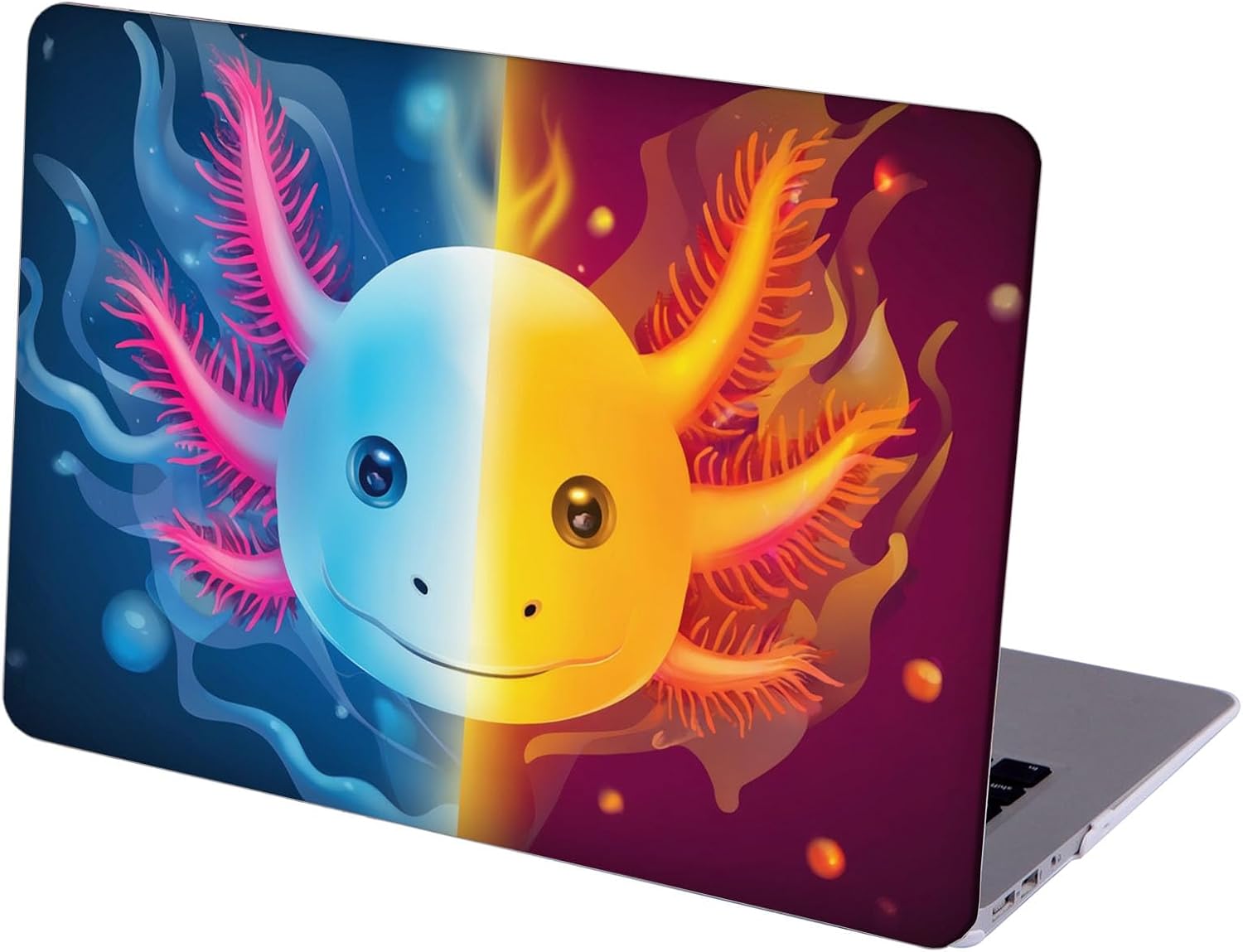 Compatible with MacBook Neo 13-inch, Hard Shell Case with Keyboard Cover and Screen Protector (A3404 A18 Pro chip, 2026 Release) - Axolotls MC22314
