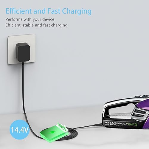 Miniatura 4 de Reemplazo para Bissell - Cargador de borrador de pelo de mascotas para Bissell 2390 2390A 23903 2284W 2284 PN 1614206 Litio Ion inalámbrico portátil