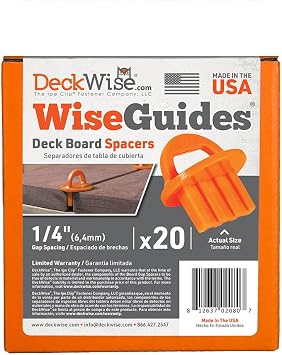 Deckwise Wiseguides 20 Pack 1/4
