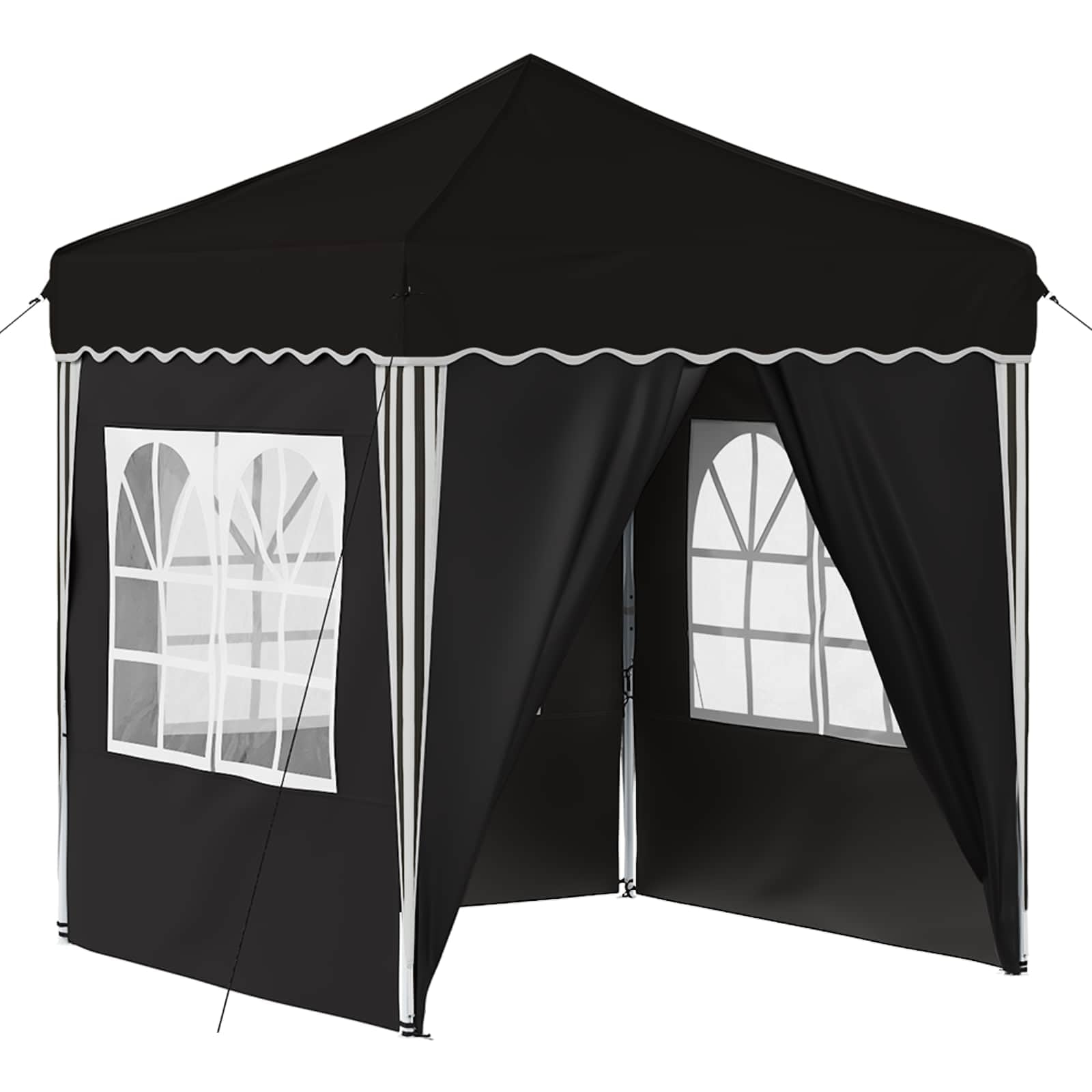 Namiot Pop Up 195 x 195 x 245 cm Czarny