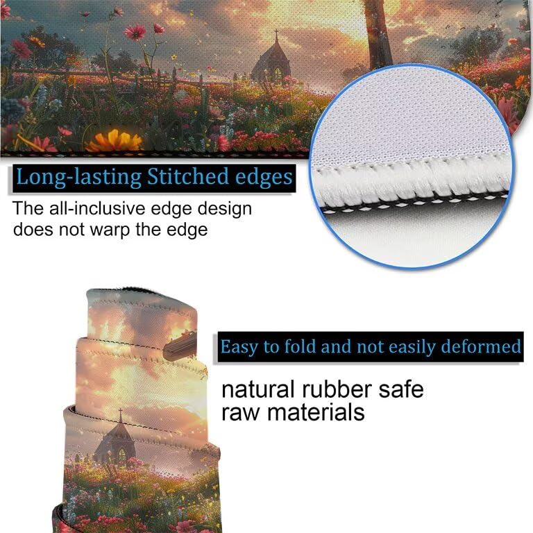 Tapis de souris paysage XL 1200x600mm imperméable pour bureau - 6