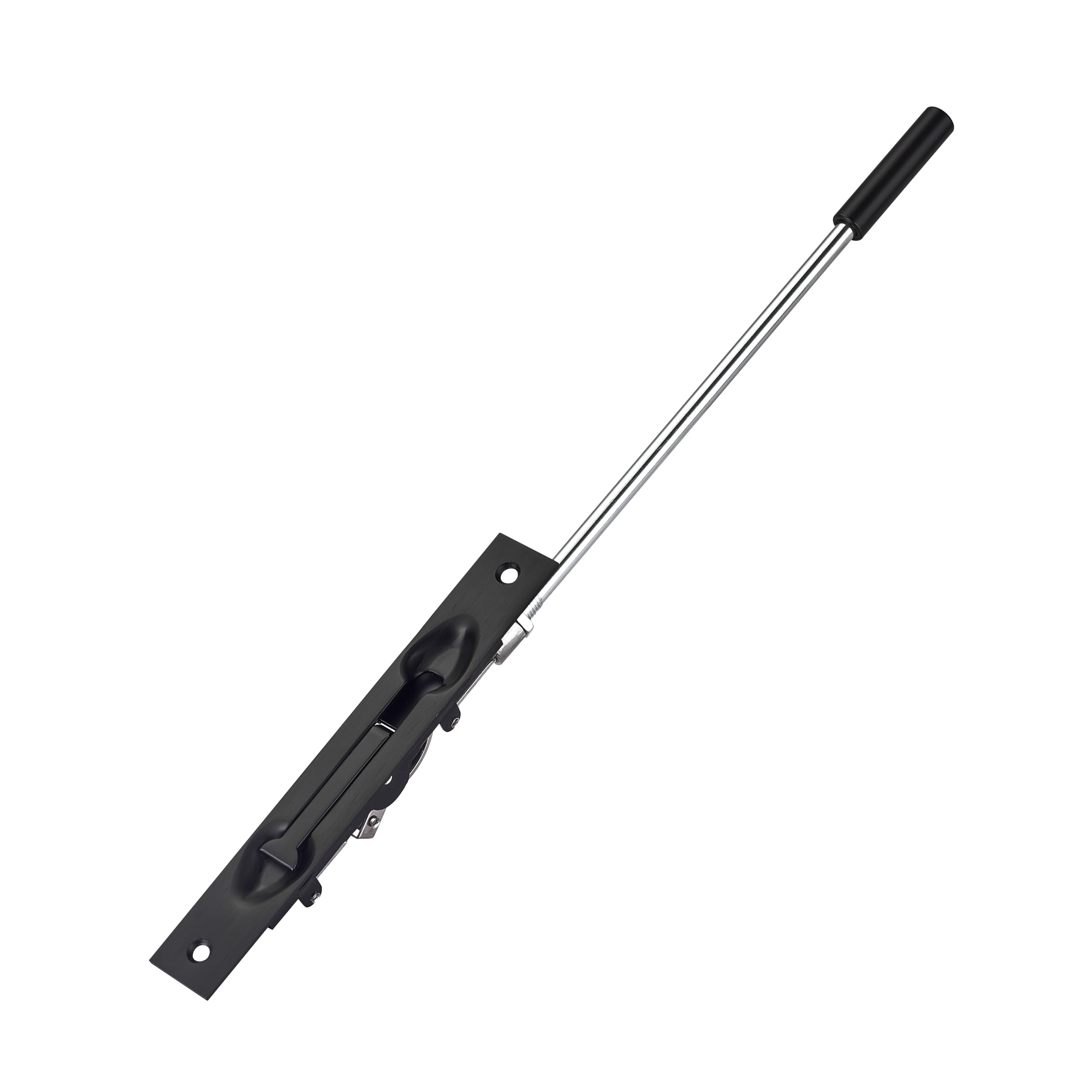 Boulon encastré d'extension de 30,5 cm noir mat pour porte française