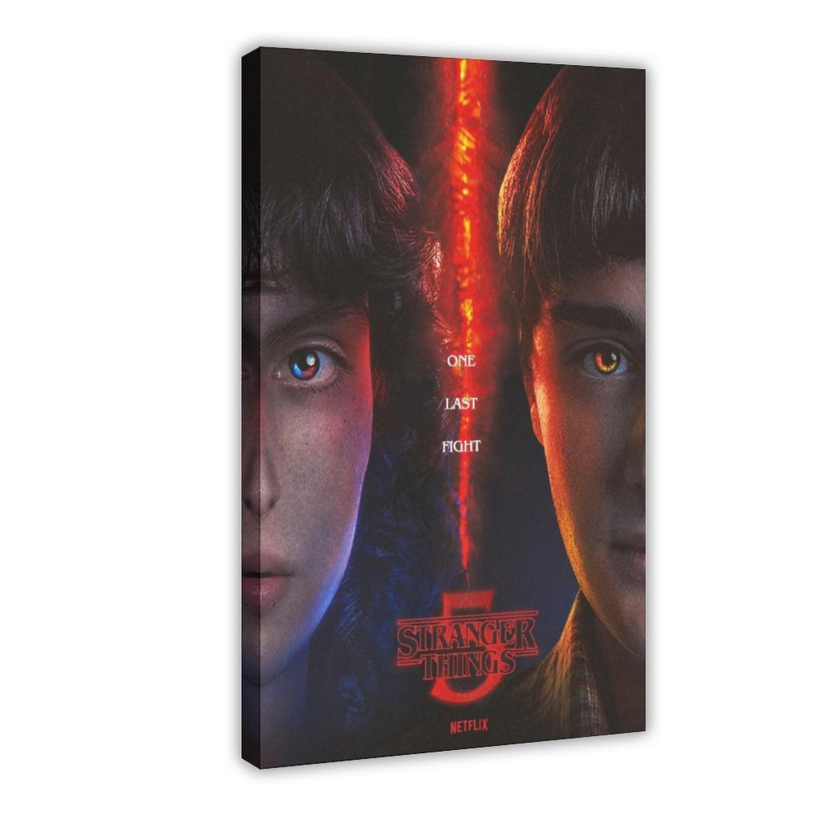 Poster Stranger Things Saison 5 - Impression Haute Résolution Sur Papier Satiné 190g/m² - Plusieurs Formats 30x24cm à 100x80cm