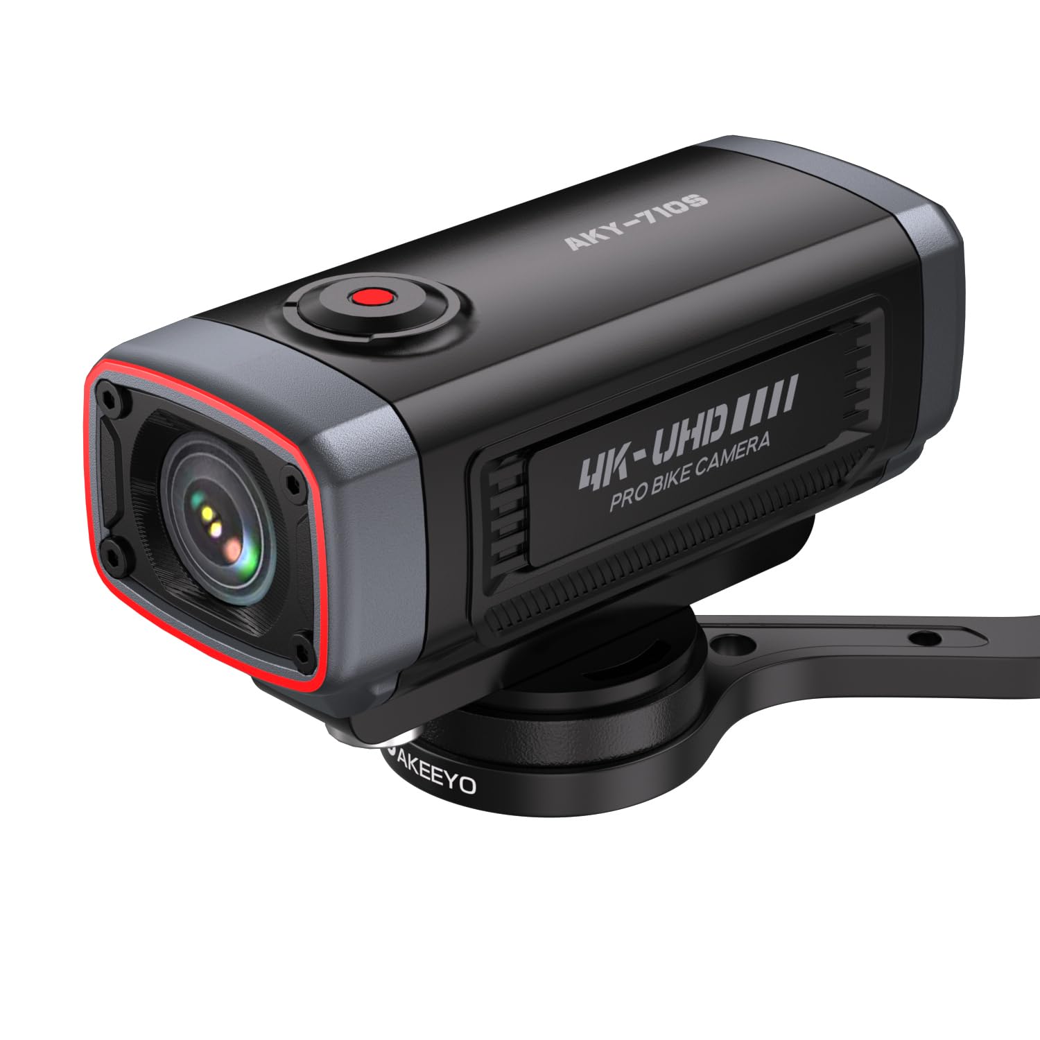 AKY-710S Bike/Motorcycle Camera with 4K 28fps, 2K 55fps,Outdoor Sports,Rechargeable,GPS,64GB Card Included（ No Mount）